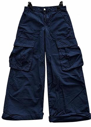 Штани жіночі pull&bear карго сині