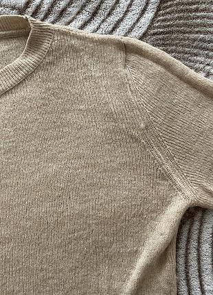 Светр жіночий mango бежевий, wool blend 2