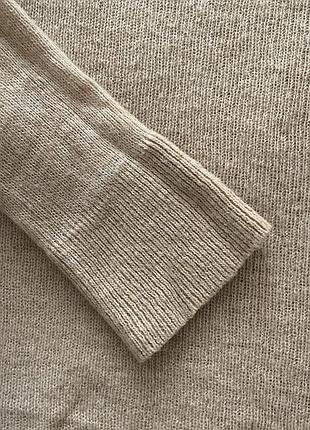 Светр жіночий mango бежевий, wool blend 4