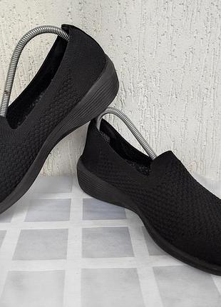 Суперлегкие текстильние мокасини skechers relax-fit,air-cooled р.38