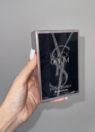 Жіночі парфуми yves saint laurent black opium 90 мл  шлейфовий аромат розкішні духи