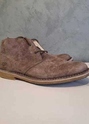 Чоловічі черевики-чука ugg leighton замшеві, коричневі