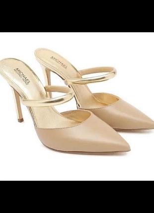 Жіночі мюлі michael kors jessa mule pump.розмір:37матеріал:шкіра