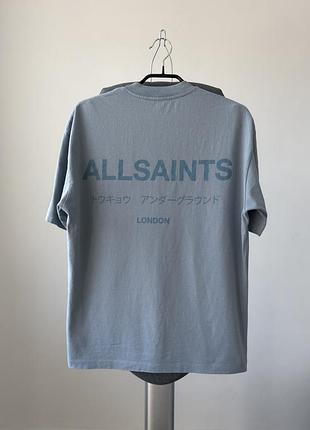 Футболка чоловіча allsaints блакитна