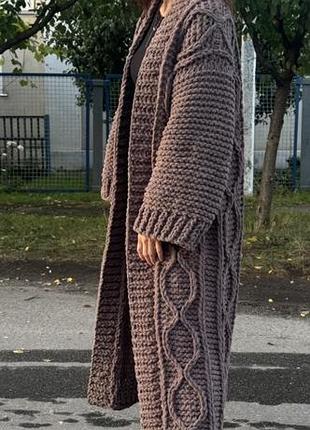 Кардиган плюшевий maxi