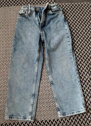 Джинсы на девочку 3-4 года, размер 104-110 см, бренд h&amp;m