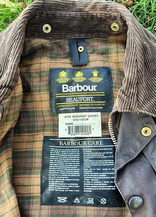 Куртка чоловіча barbour коричнева 4