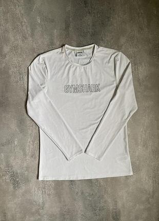 Gymshark mens white long sleeve