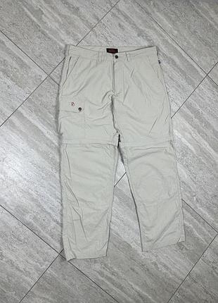 Fjallraven  trousers zip off cargo pants men’s transform shorts size 52 l штани брюки карго шорти трекінг оутдор