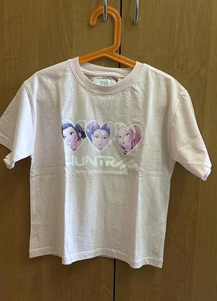 Футболка zara, kpop demon hunters, huntrix, 122 см, 6-7 років