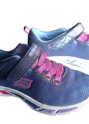 Кросівки з підствиткою на дівчинку skechers s lights 32 розмір