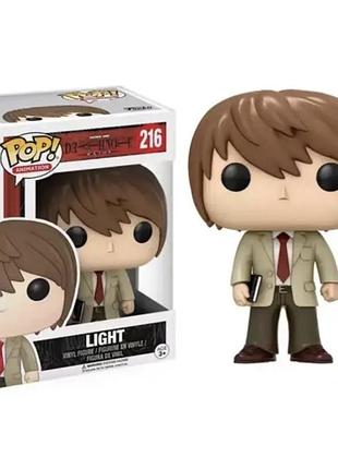 Фігурка funko pop ягамі лайт - yagami light №216 фанко поп зошит смерті death note