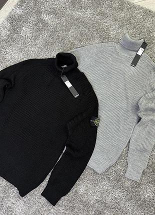 Stone island гольф черный s xl