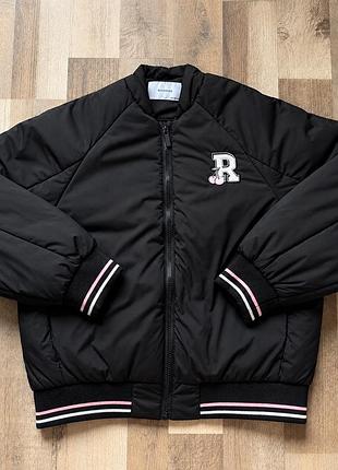 Куртка/бомбер для дівчинки reserved чорний 158/164