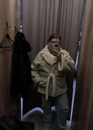 Шуба з штучного хутра