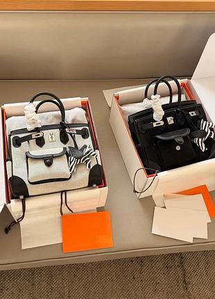 Сумка жіноча hermes birkin чорна 2