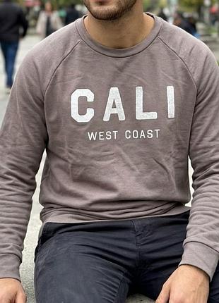 Стильный мужской свитшот selected homme «cali west coast» в отличном состоянии