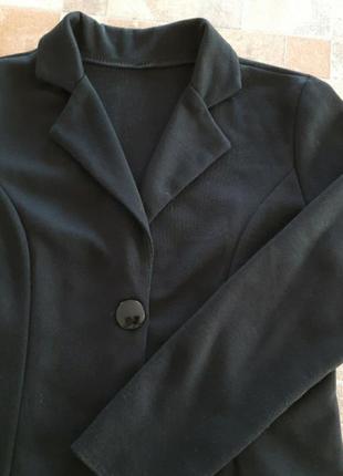 Трикотажний укороченый піджак, жакет