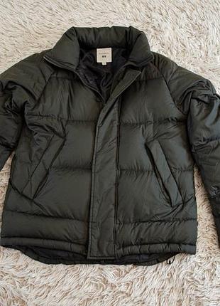 Uniqlo x MPower anderson модель padded short jacket чоловічий пуховик хакі оригінал! розмір s-m