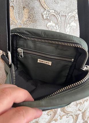 Меседжер сумка diesel shoulder bag material leather 7