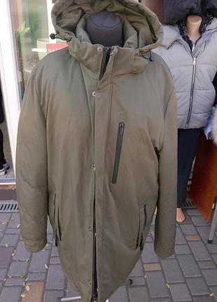 Парка чоловіча зимова хакі 5xl