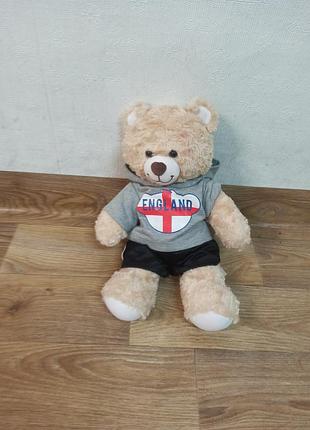 Мягкий мишка build-a-bear workshop, около 44 см, серия игрушек, которые можно надевать и надевать