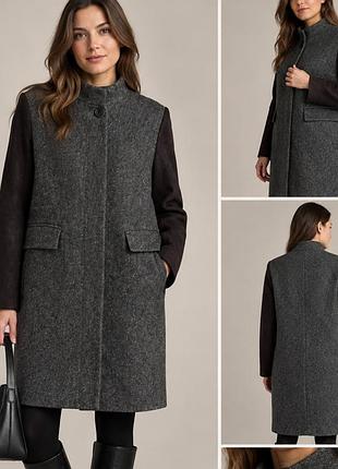 Cтильне вовняне пальто, дорогий бренд taifun, gerry weber, uk14,  в ідеальному стані!