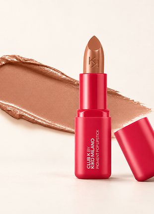 Кремовая помада для губ kiko milano club k pigment pop lipstick - 01 warm-up set (000110-01)