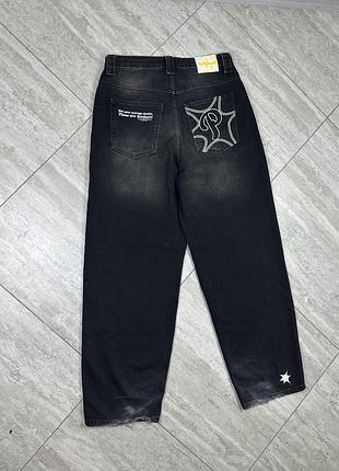 Protect men’s jeans waist size large baggy skate fit y2k punk rock широкі вільні штани джинси