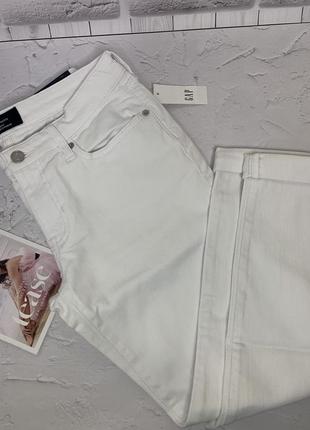 Белые джинсы Gap mid rise sexy boyfriend jeans 25 размер