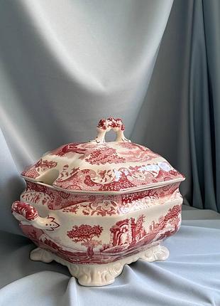 Супниця spode cranberry italian, england 7