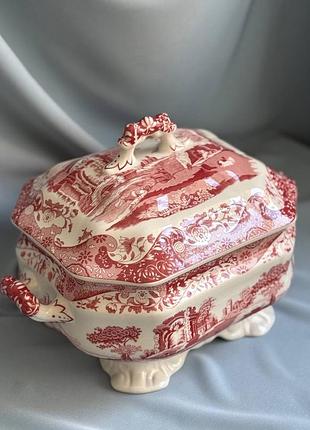 Супниця spode cranberry italian, england 2