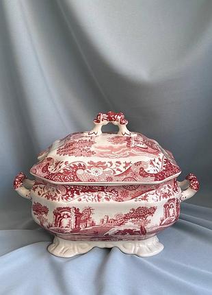 Супниця spode cranberry italian, england 5