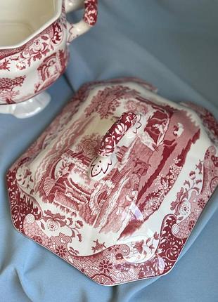 Супниця spode cranberry italian, england 4