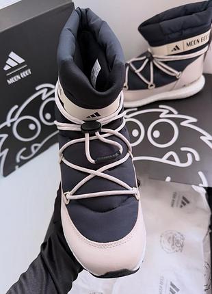 Дутіки унісекс adidas&moonboot😍 оригінал черевики чоботи мунбут moon boot 2