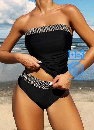 Роздільний купальник з майкою shein xl