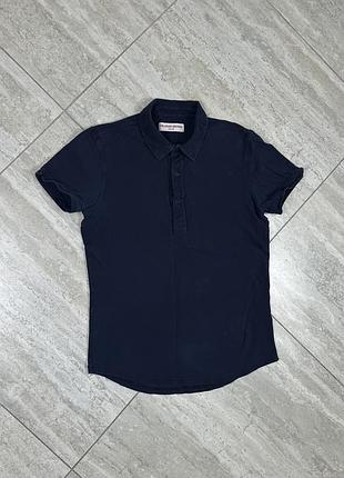 Orlebar brown tailored fit blue navy polo size m футболка поло