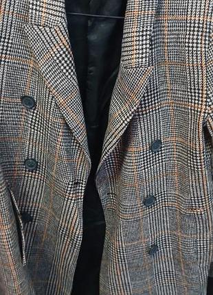 Пальто жіноче zara у клітинку