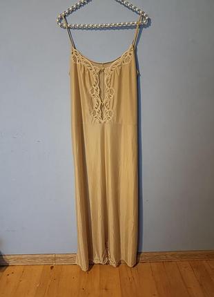 Винтажный пеньюар / ночная рубашка ндр (гдр), размер 48-50 (xl), идеальное состояние.