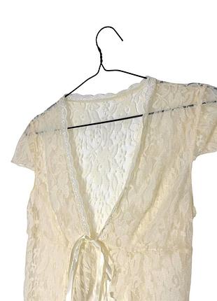 Блуза топ из кружева shein 2