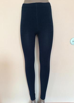 Лосины микрофибра утепленные р.l\xl 48-50 женские на манжетах сзади вставка