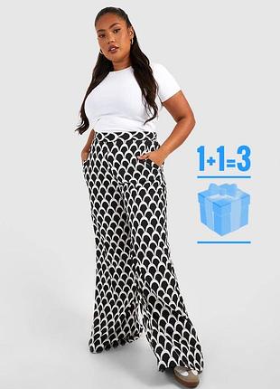 🥰штани брюки в геометричний принт boohoo 20