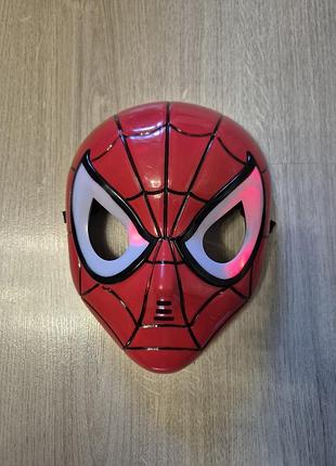 Дитяча маска людина-павук (spider-man) з led-підсвіткою очей