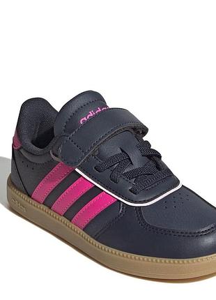 Кросівки для дітей adidas темно-сині з рожевим 23 см