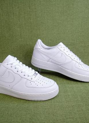Nike air force 1 '07 low triple white чоловічі шкіряні кросівки оригінал! розмір 44-45 29 см