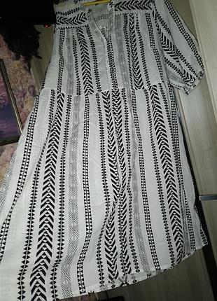 Шикарное платье 👗 батал качество! индия котон