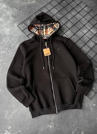 Чоловіче зіп худі на флісі burberry