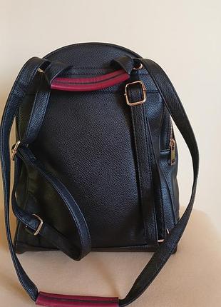 Сумка,рюкзак river island, черная. 3