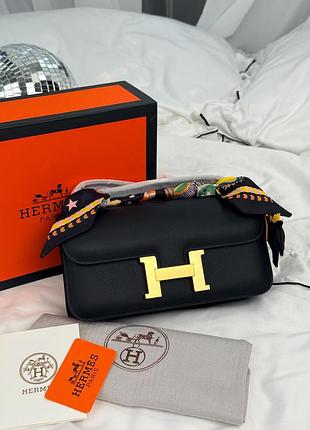 Сумка constance 26 bag in black with gold 2