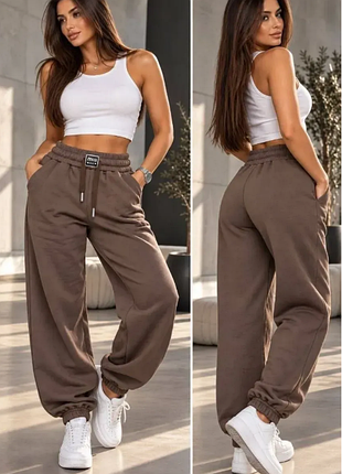 Штаны женские из модала на флисе  m, l, xl, 2xl, 3xl 3 цвета rin1551-2181ве